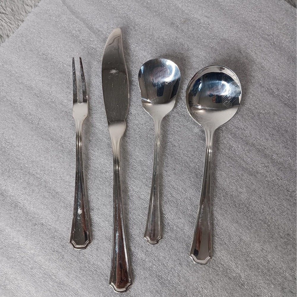 Oneida Silversmiths Clairhill-Fairhill 4 Piece Hostess Serving Set Vintage